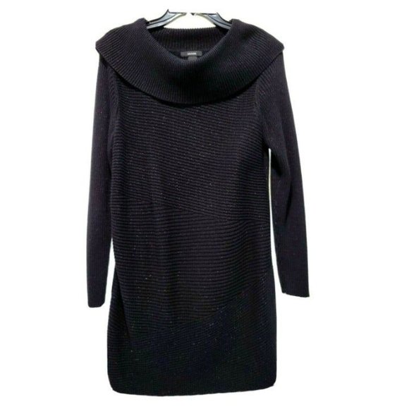 ALFANI | Black | Long Sleeve | Sweater Dress | Size Small - fits 8/10 nicely - Picture 1 of 5